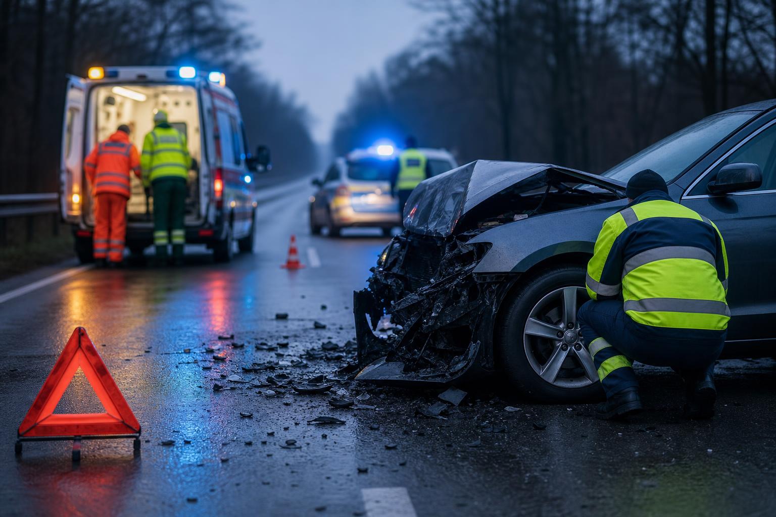 Groźny wypadek pod Bydgoszczą. Mogło dojść do tragedii