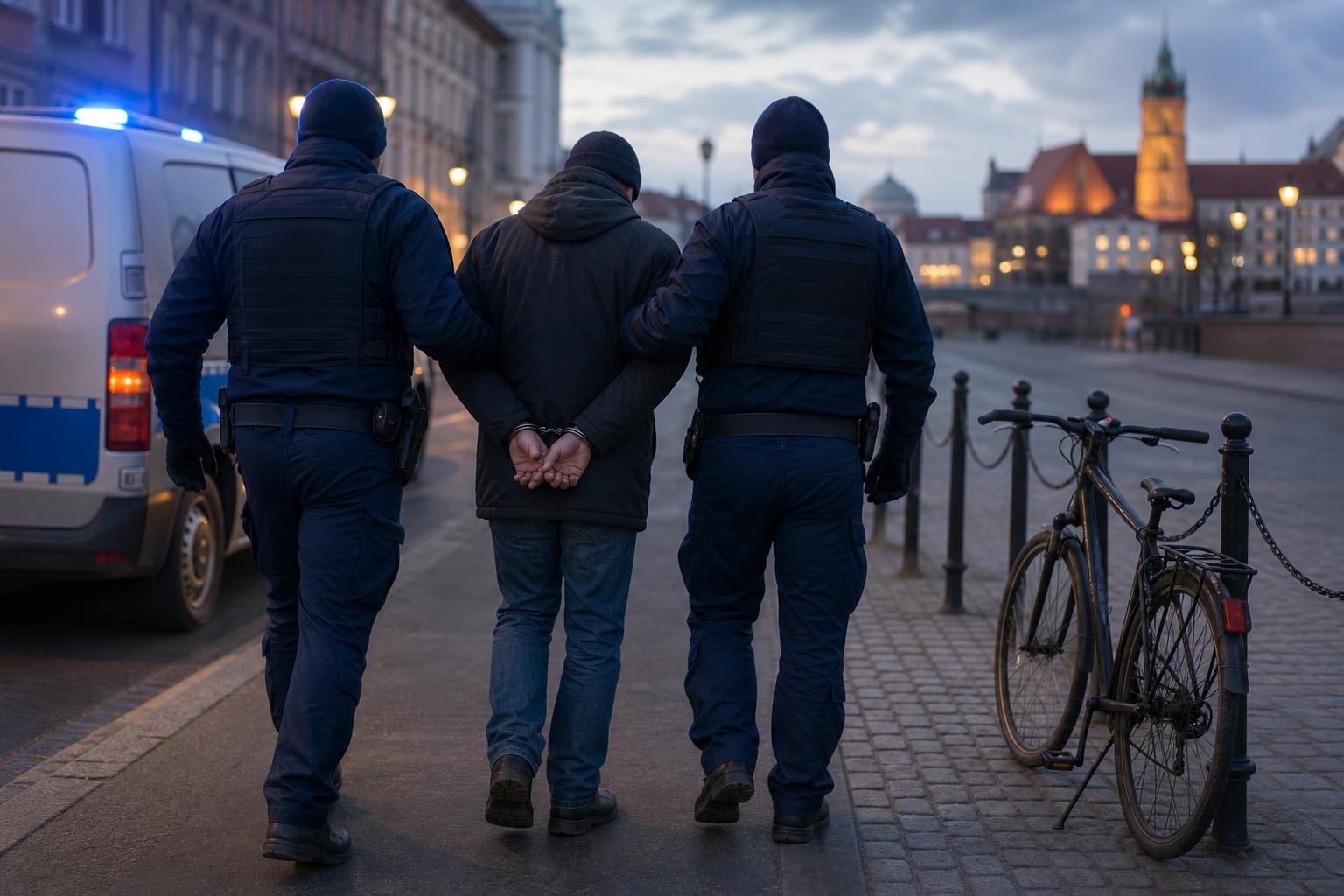 Pijany rowerzysta zatrzymany. 52-latek był poszukiwany przez sąd