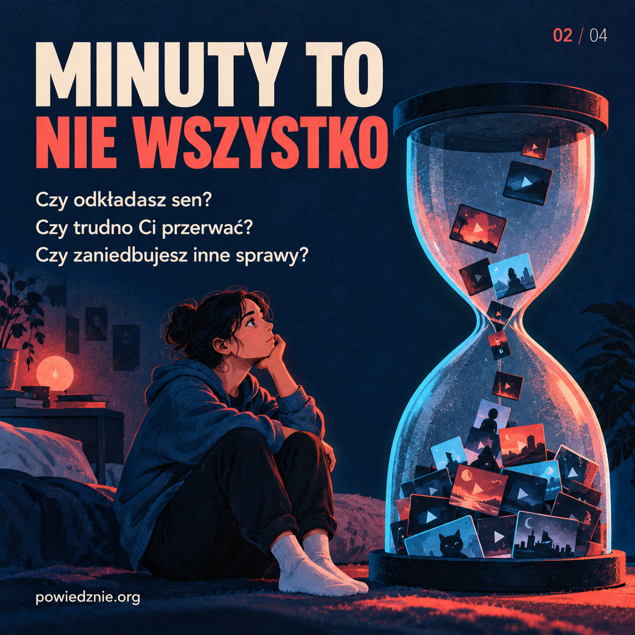 Jeszcze jeden filmik — kiedy scrollowanie zaczyna zabierać sen