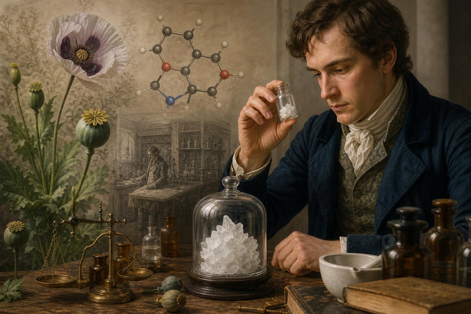 Od alchemii do farmakologii: wyizolowanie morfiny przez Sertürnera i narodziny chemii alkaloidów